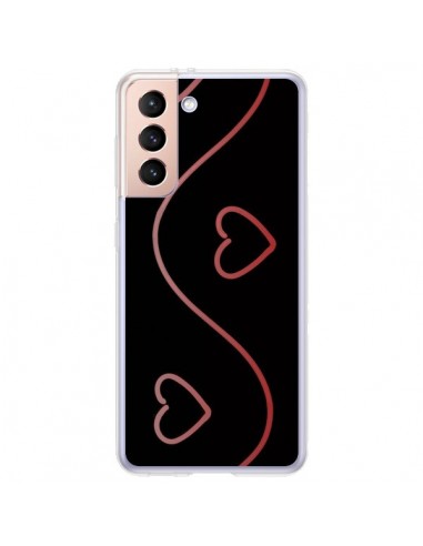 Coque Samsung Galaxy S21 Plus 5G Coeur Love Rouge - R Delean