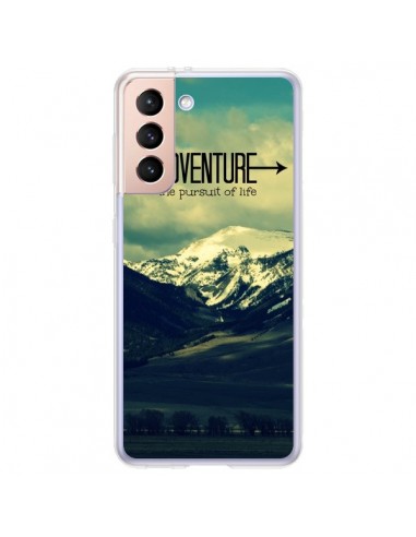 Coque Samsung Galaxy S21 Plus 5G Adventure the pursuit of life Montagnes Ski Paysage - R Delean