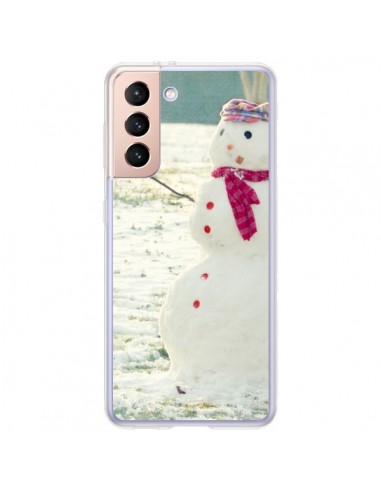 Coque Samsung Galaxy S21 Plus 5G Bonhomme de Neige - R Delean