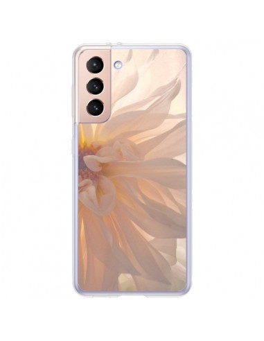 Coque Samsung Galaxy S21 Plus 5G Fleurs Rose - R Delean