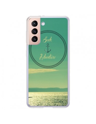 Coque Samsung Galaxy S21 Plus 5G See Adventure Aventure Ancre Navire Bateau - R Delean