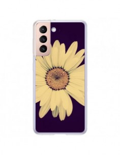 Coque Samsung Galaxy S21 Plus 5G Marguerite Fleur Flower...