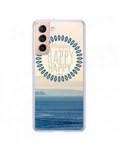 Coque Samsung Galaxy S21 Plus 5G Happy Day Mer Ocean...