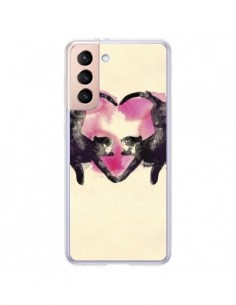Coque Samsung Galaxy S21 Plus 5G Cats love to sleep -...