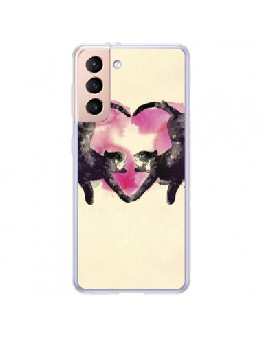 Coque Samsung Galaxy S21 Plus 5G Cats love to sleep - Robert Farkas