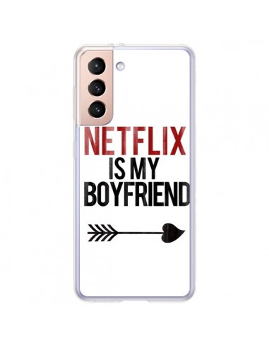 Coque Samsung Galaxy S21 Plus 5G Netflix is my Boyfriend - Rex Lambo