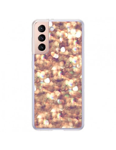 Coque Samsung Galaxy S21 Plus 5G Glitter and Shine Paillettes - Sylvia Cook