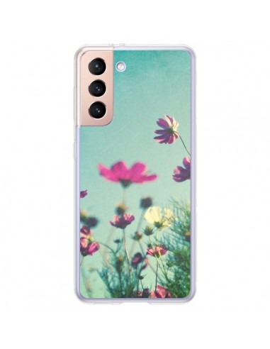 Coque Samsung Galaxy S21 Plus 5G Fleurs Reach for the Sky - Sylvia Cook