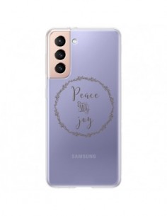 Coque Samsung Galaxy S21 Plus 5G Peace and Joy, Paix et...