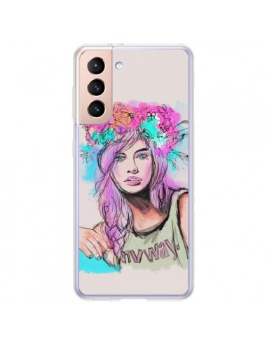 Coque Samsung Galaxy S21 Plus 5G Femme Mannequin Barbara Palvin - Sara Eshak