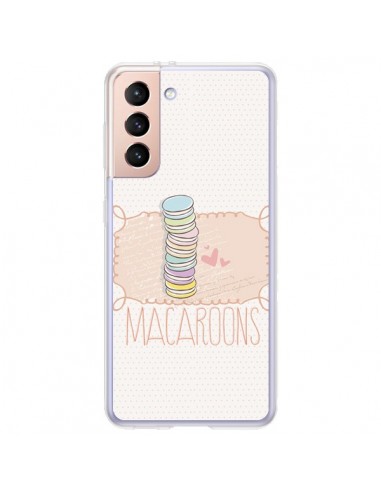 Coque Samsung Galaxy S21 Plus 5G Macaron Gateau - Sara Eshak