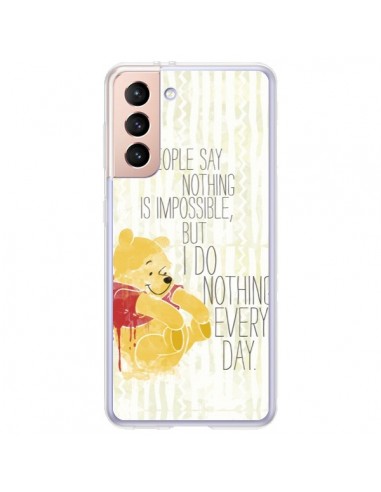 Coque Samsung Galaxy S21 Plus 5G Winnie I do nothing every day - Sara Eshak