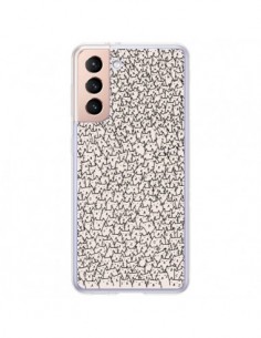 Coque Samsung Galaxy S21 Plus 5G A lot of cats chat -...