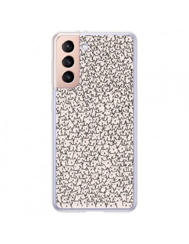 Coque Samsung Galaxy S21 Plus 5G A lot of cats chat - Santiago Taberna