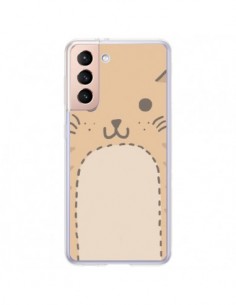 Coque Samsung Galaxy S21 Plus 5G Big Cat chat - Santiago...