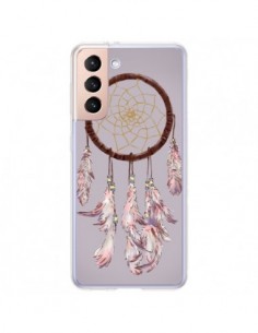 Coque Samsung Galaxy S21 Plus 5G Attrape-rêves violet -...