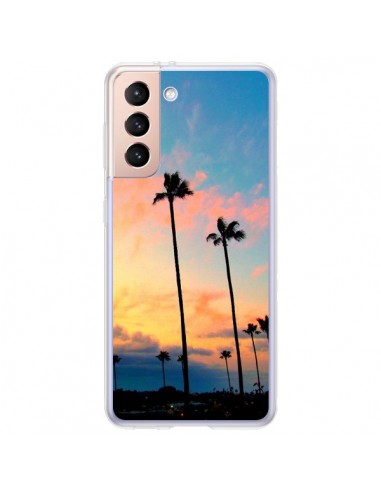 Coque Samsung Galaxy S21 Plus 5G California Californie USA Palmiers - Tara Yarte