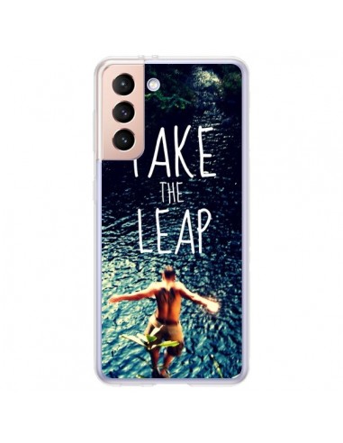 Coque Samsung Galaxy S21 Plus 5G Take the leap Saut - Tara Yarte