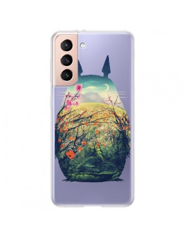 Coque Samsung Galaxy S21 Plus 5G Totoro Manga Comics Transparente - Victor Vercesi