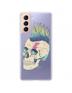 Coque Samsung Galaxy S21 Plus 5G Tête de Mort Crane Punk...