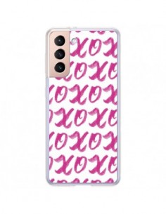 Coque Samsung Galaxy S21 Plus 5G XoXo Rose Transparente -...