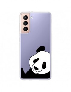 Coque Samsung Galaxy S21 Plus 5G Panda Transparente -...