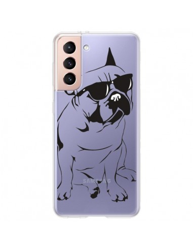 Coque Samsung Galaxy S21 Plus 5G Chien Bulldog Dog Transparente - Yohan B.