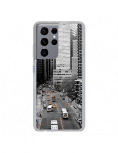 Coque Samsung Galaxy S21 Ultra et S30 Ultra New York Noir...