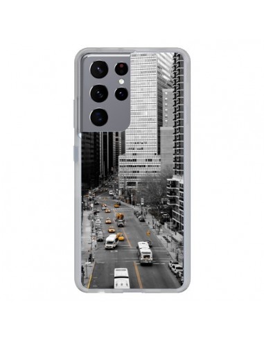 Coque Samsung Galaxy S21 Ultra et S30 Ultra New York Noir et Blanc - Anaëlle François