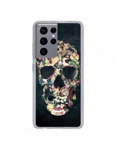 Coque Samsung Galaxy S21 Ultra et S30 Ultra Skull Vintage...