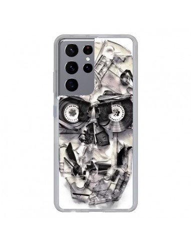 Coque Samsung Galaxy S21 Ultra et S30 Ultra Tape Skull K7 Tête de Mort - Ali Gulec
