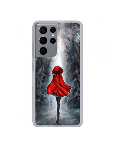 Coque Samsung Galaxy S21 Ultra et S30 Ultra Le Petit Chaperon Rouge Bois - Annya Kai