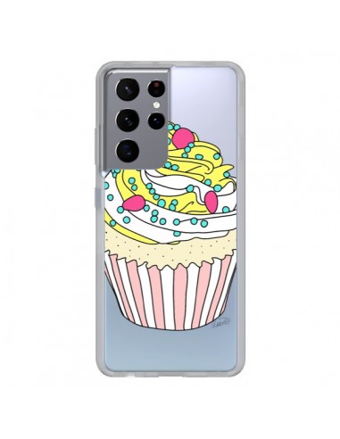 Coque Samsung Galaxy S21 Ultra et S30 Ultra Cupcake Dessert Transparente - Asano Yamazaki