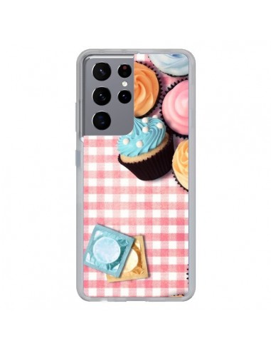 Coque Samsung Galaxy S21 Ultra et S30 Ultra Petit Dejeuner Cupcakes - Benoit Bargeton