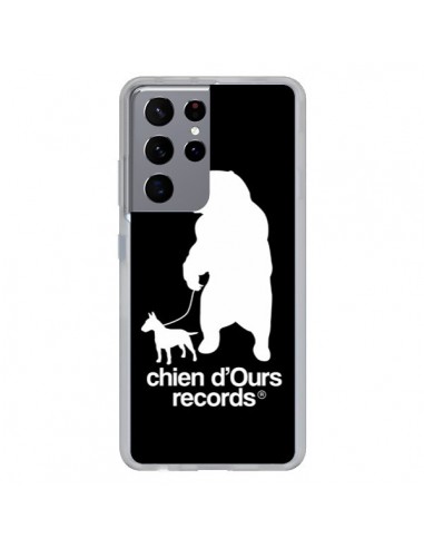 Coque Samsung Galaxy S21 Ultra et S30 Ultra Chien d'Ours Records Musique - Bertrand Carriere