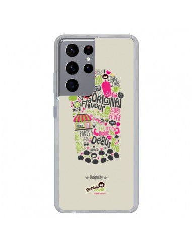 Coque Samsung Galaxy S21 Ultra et S30 Ultra Bubble Fever Original Flavour Beige - Bubble Fever