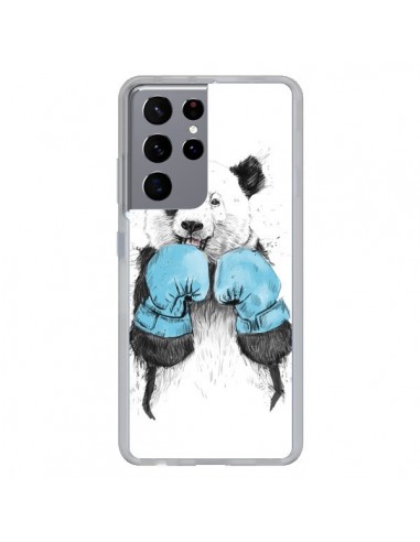 Coque Samsung Galaxy S21 Ultra et S30 Ultra Winner Panda Boxeur - Balazs Solti