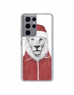 Coque Samsung Galaxy S21 Ultra et S30 Ultra Santa Lion...