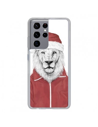 Coque Samsung Galaxy S21 Ultra et S30 Ultra Santa Lion Père Noel - Balazs Solti