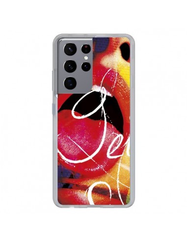 Coque Samsung Galaxy S21 Ultra et S30 Ultra Get Bouche Sexy - Brozart