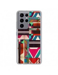Coque Samsung Galaxy S21 Ultra et S30 Ultra Fel Azteque -...