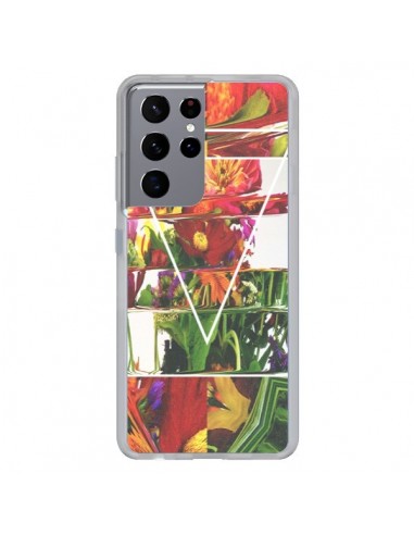 Coque Samsung Galaxy S21 Ultra et S30 Ultra Facke Flowers Fleurs - Danny Ivan