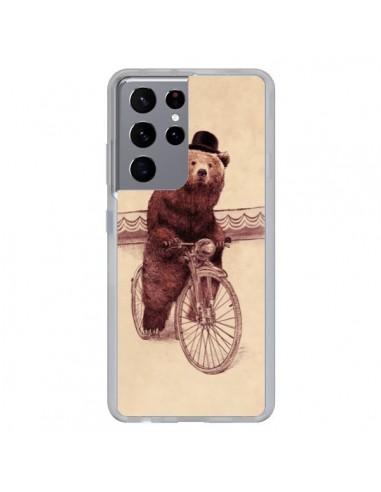 Coque Samsung Galaxy S21 Ultra et S30 Ultra Ours Velo Barnabus Bear - Eric Fan