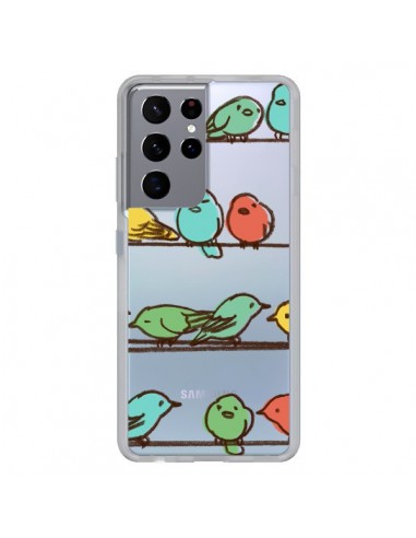 Coque Samsung Galaxy S21 Ultra et S30 Ultra Oiseaux Birds Transparente - Eric Fan