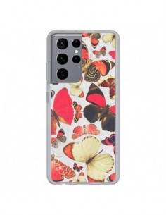 Coque Samsung Galaxy S21 Ultra et S30 Ultra Papillons -...