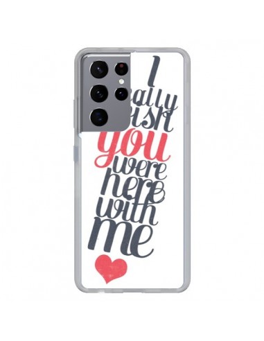 Coque Samsung Galaxy S21 Ultra et S30 Ultra Here with me - Eleaxart