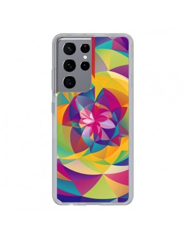 Coque Samsung Galaxy S21 Ultra et S30 Ultra Acid Blossom Fleur - Eleaxart