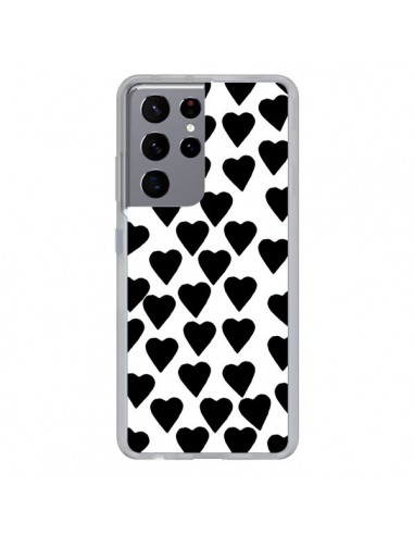 Coque Samsung Galaxy S21 Ultra et S30 Ultra Coeur Noir - Project M