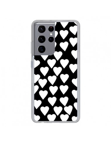 Coque Samsung Galaxy S21 Ultra et S30 Ultra Coeur Blanc - Project M