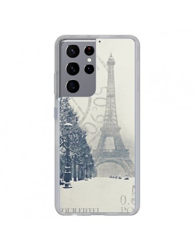 Coque Samsung Galaxy S21 Ultra et S30 Ultra Tour Eiffel - Irene Sneddon